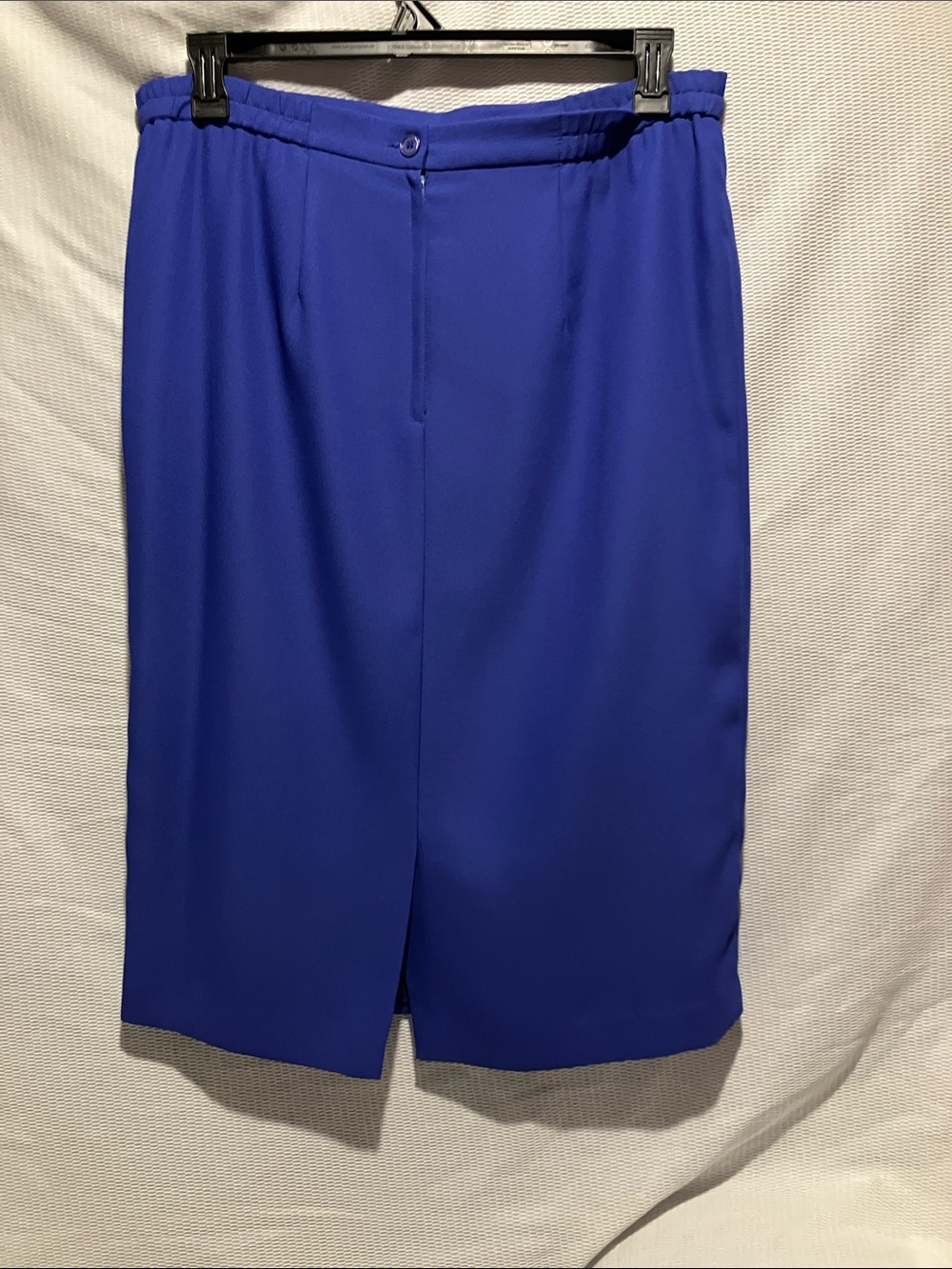 Sleek Cobalt Blue Pencil Skirt - Women's Tailored Fit - Picture 7 of 10